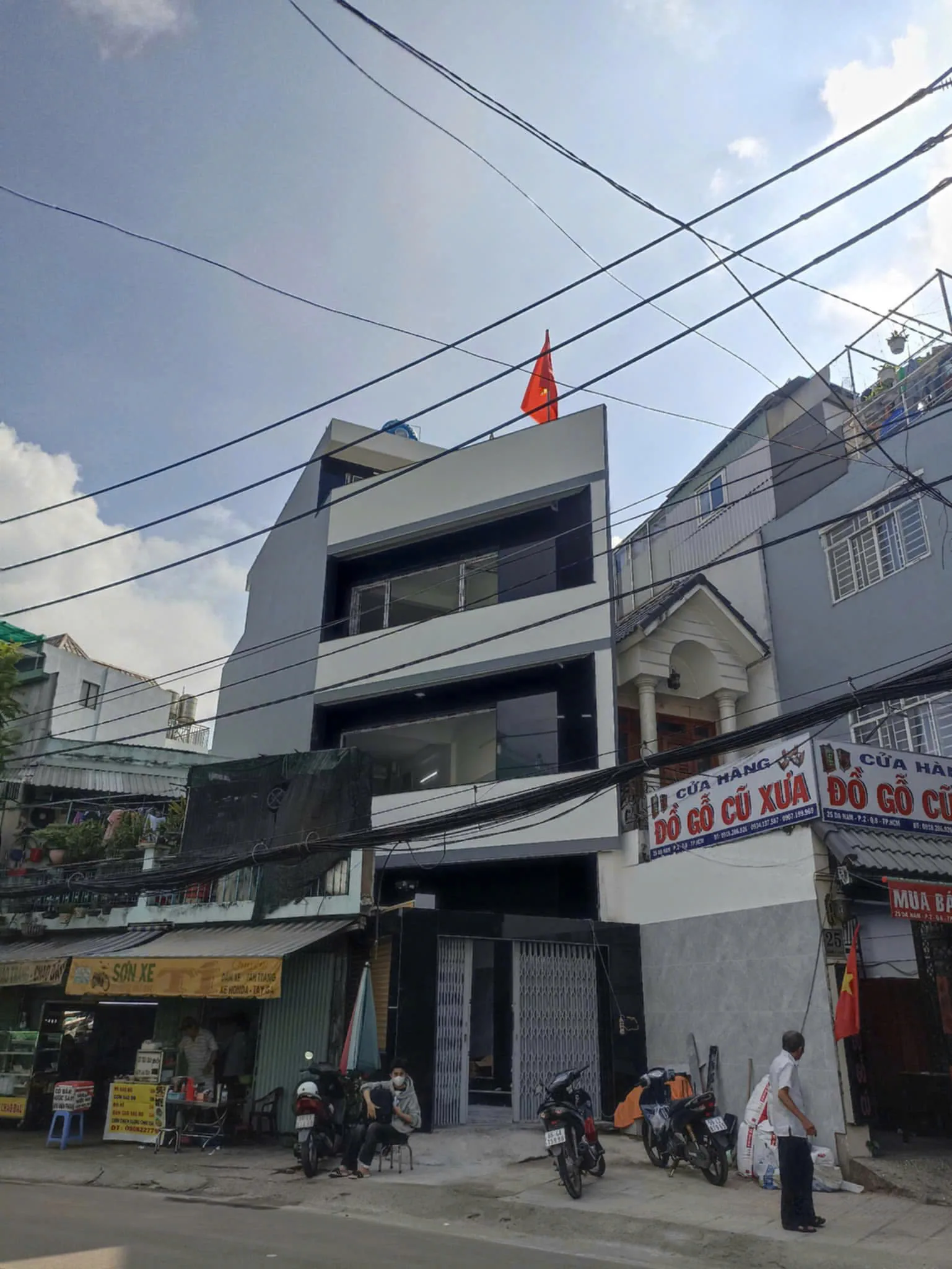 Cho thuê Nhà mặt tiền : 23 Dạ Nam, Phường 2, Quận 8. Giá thuê: 40 triệu/tháng