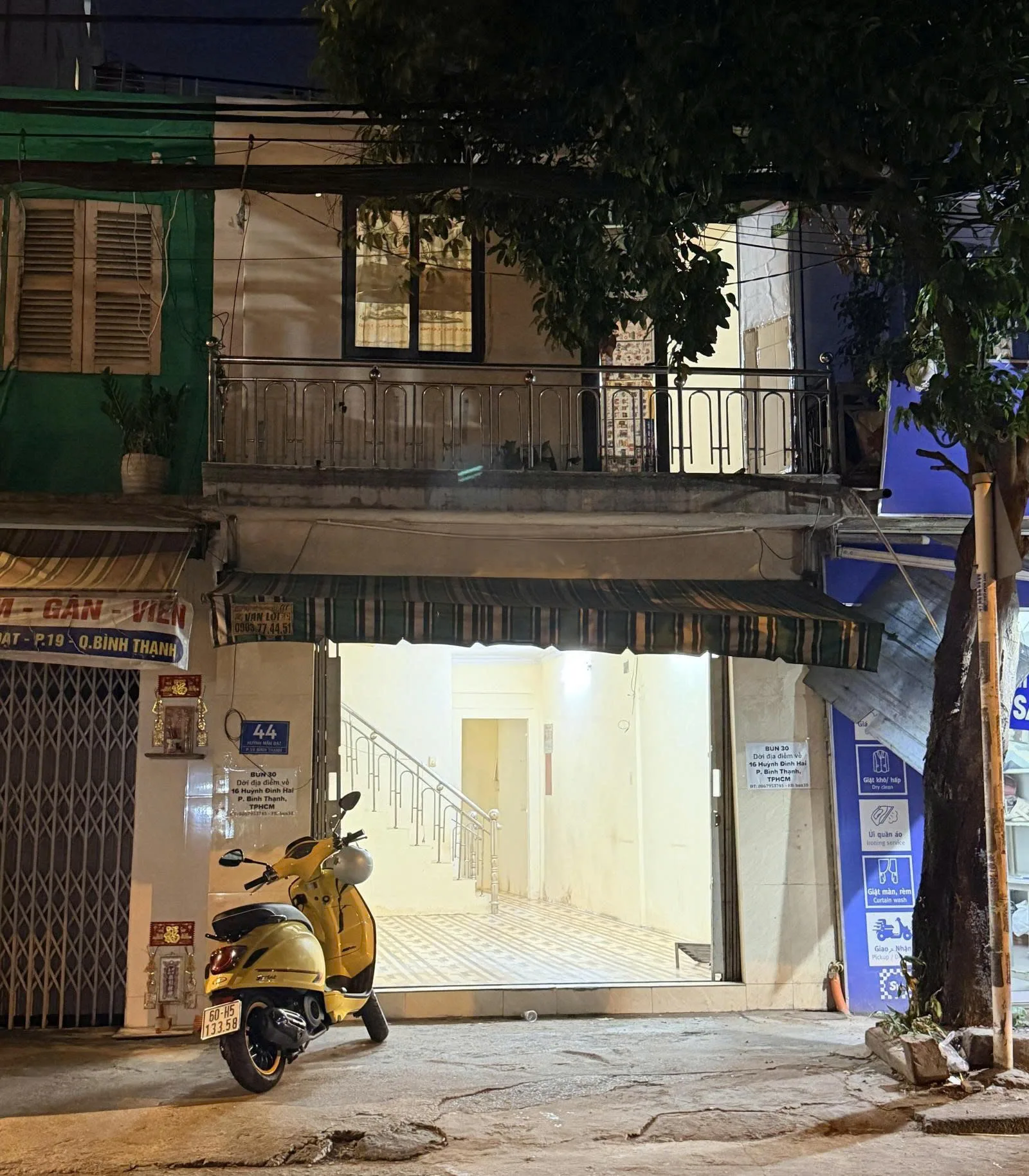 Cho Thuê Nhà : 44 Huỳnh Mẫn Đạt, Phường 21, Quận Bình Thạnh. Giá thuê: 28 triệu/tháng