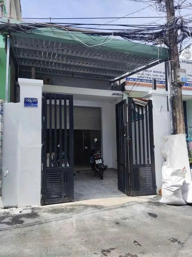 Cho Thuê Nhà Nguyên Căn : 188/49 Tân Sơn Nhì, Quận Tân Phú. Giá thuê: 12 triệu/tháng