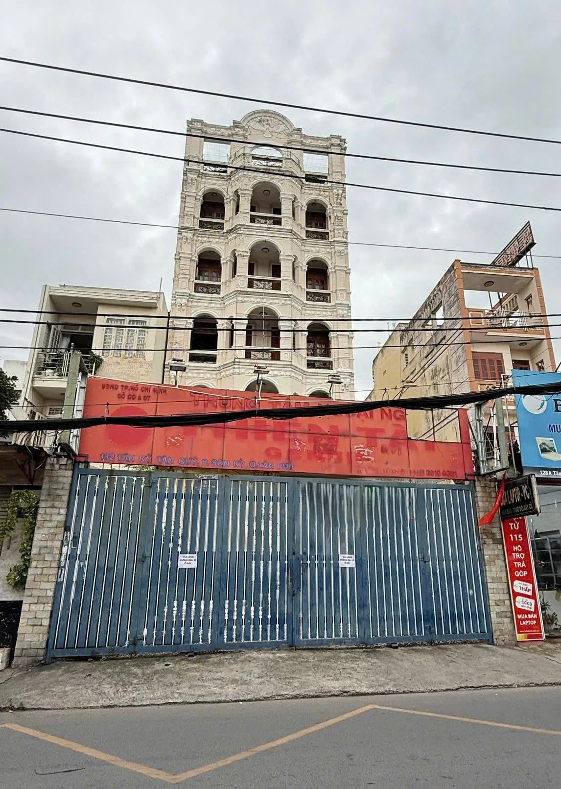 Cho Thuê Tòa Nhà : 132 Tân Kỳ Tân Quý, Phường Sơn Kỳ, Quận Tân Phú. Giá thuê: 100 triệu/tháng