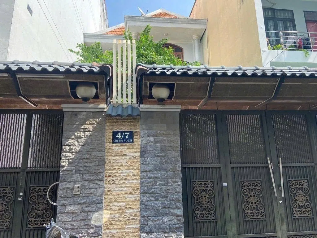 CHO THUÊ NHÀ NGUYÊN CĂN : 4/7 Cộng Hòa, Phường 4, Quận Tân Bình. Giá thuê: 60 triệu/tháng