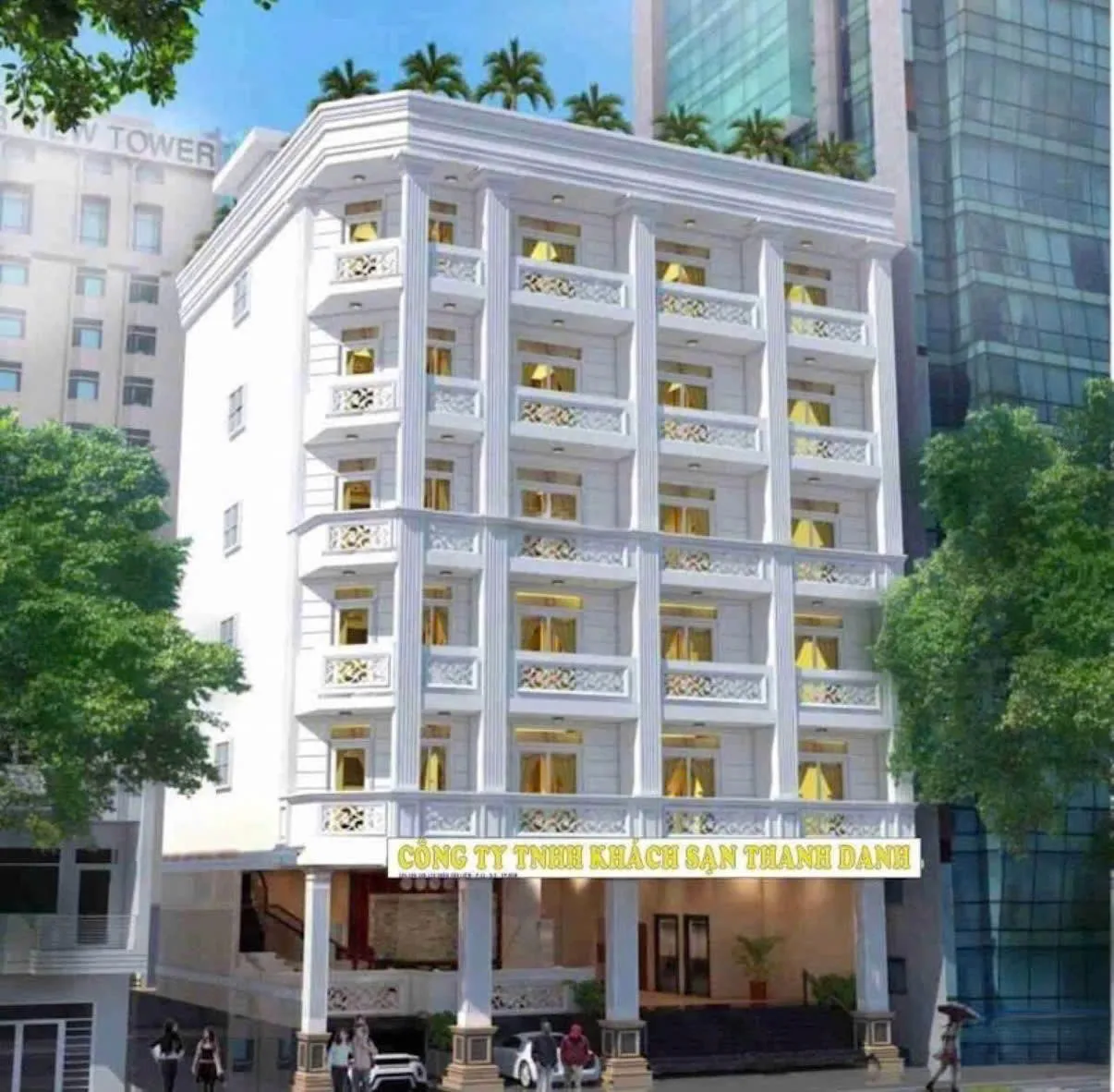 CHO THUÊ TÒA NHÀ KHỦNG : 104 - 106 - 108 - 110 Châu Văn Liêm, Quận 5. Giá thuê: 585 triệu/tháng