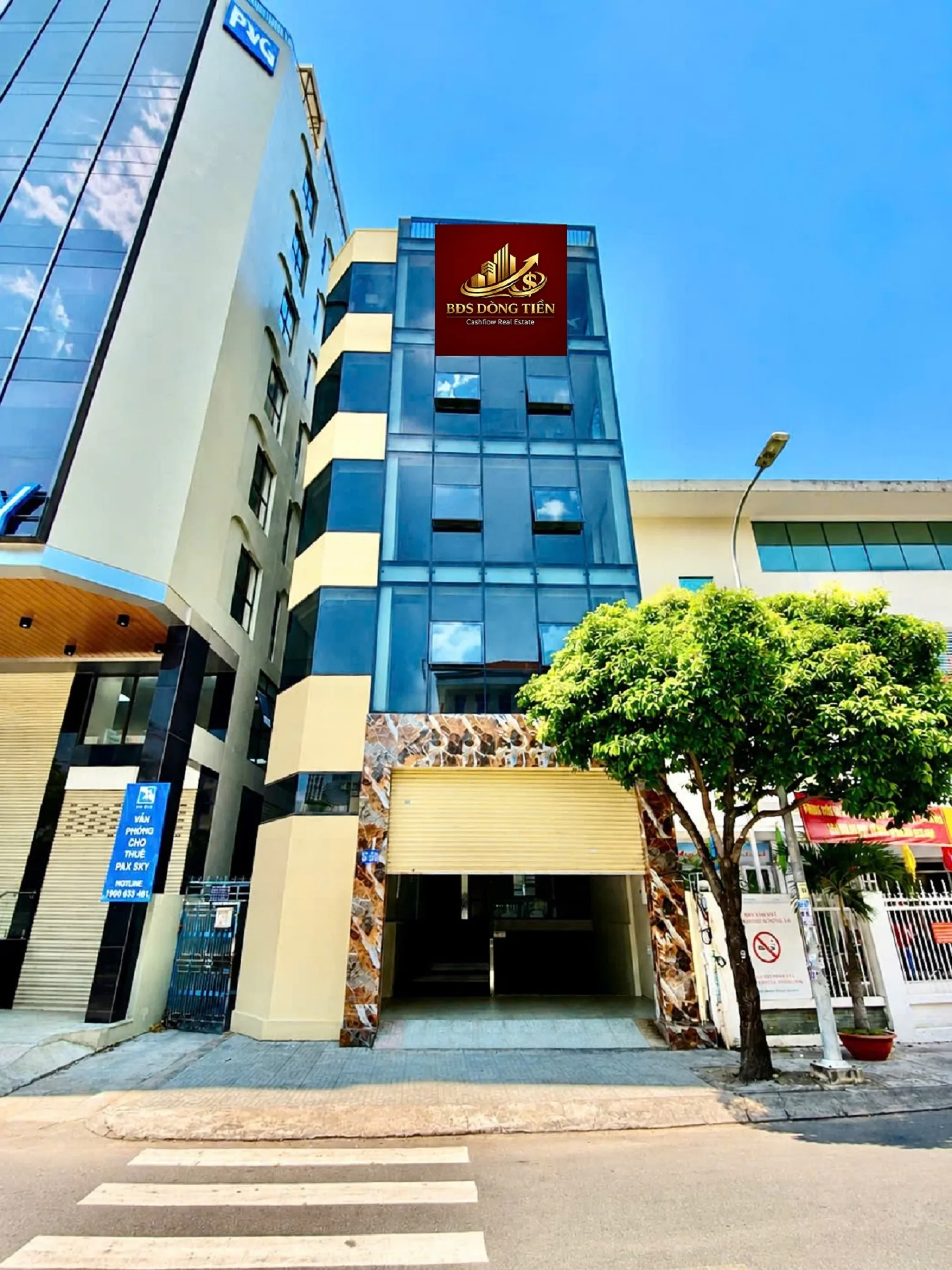  BÁN GẤP Nhà mặt tiền 57–57A Hồ Hảo Hớn, Quận 1 – Building góc 2MT, hầm + 6 tầng
