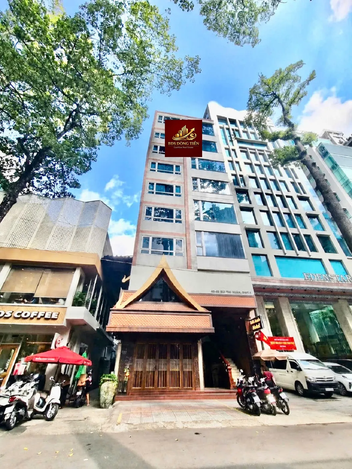 BÁN TOÀ NHÀ MT 40–42 BÙI THỊ XUÂN, QUẬN 1.Giá bán: 250 tỷ 