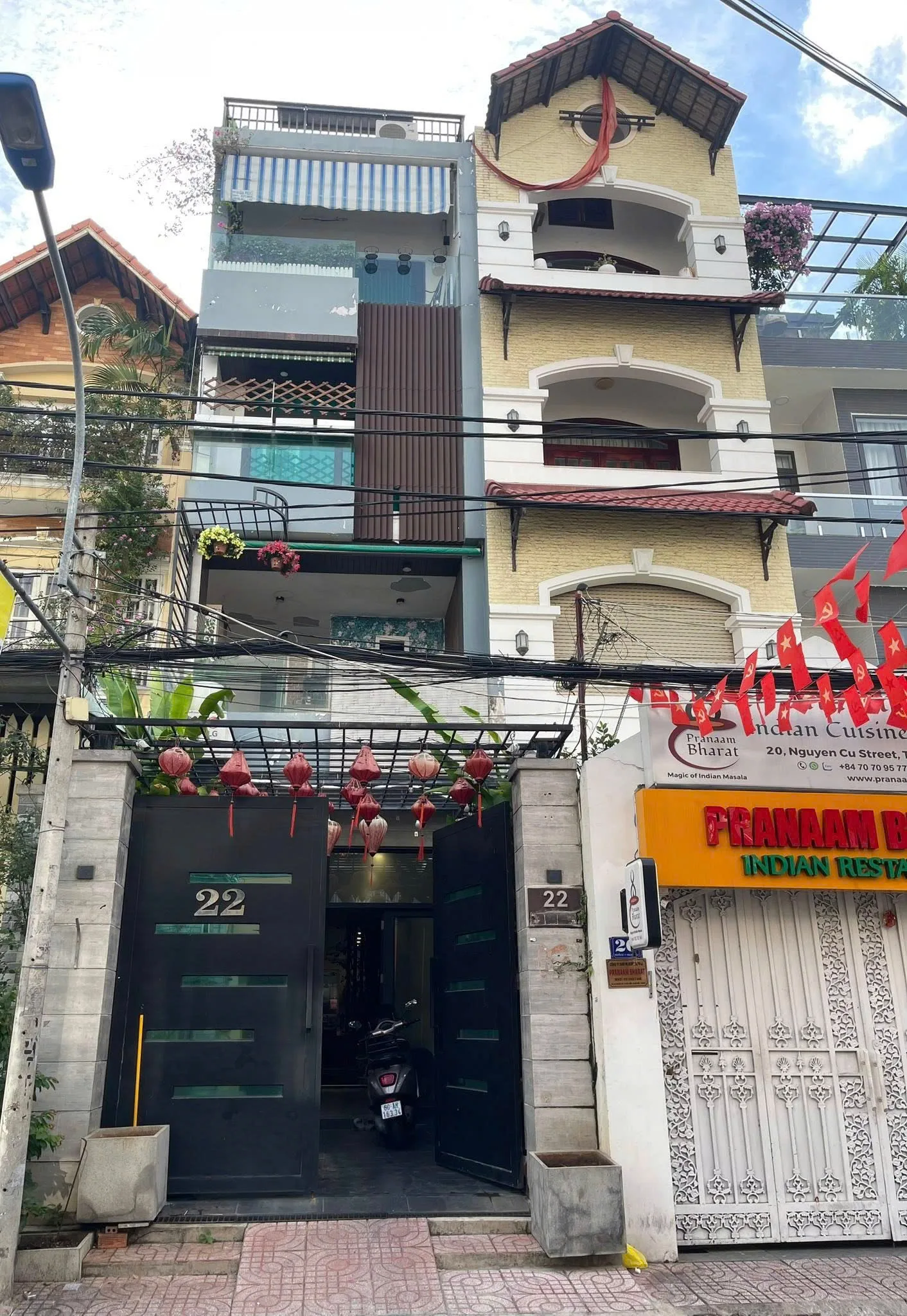 CHO THUÊ NHÀ MẶT TIỀN : 22 NGUYỄN CỪ, THẢO ĐIỀN, TP. THỦ ĐỨC. GIÁ THUÊ : 120 TRIỆU/THÁNG
