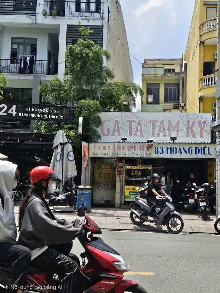 CHO THUÊ NHÀ MẶT TIỀN :  83 Hoàng Diệu 2, Phường Linh Trung, TP. Thủ Đức, TP.HCM. Giá thuê: 65 triệu