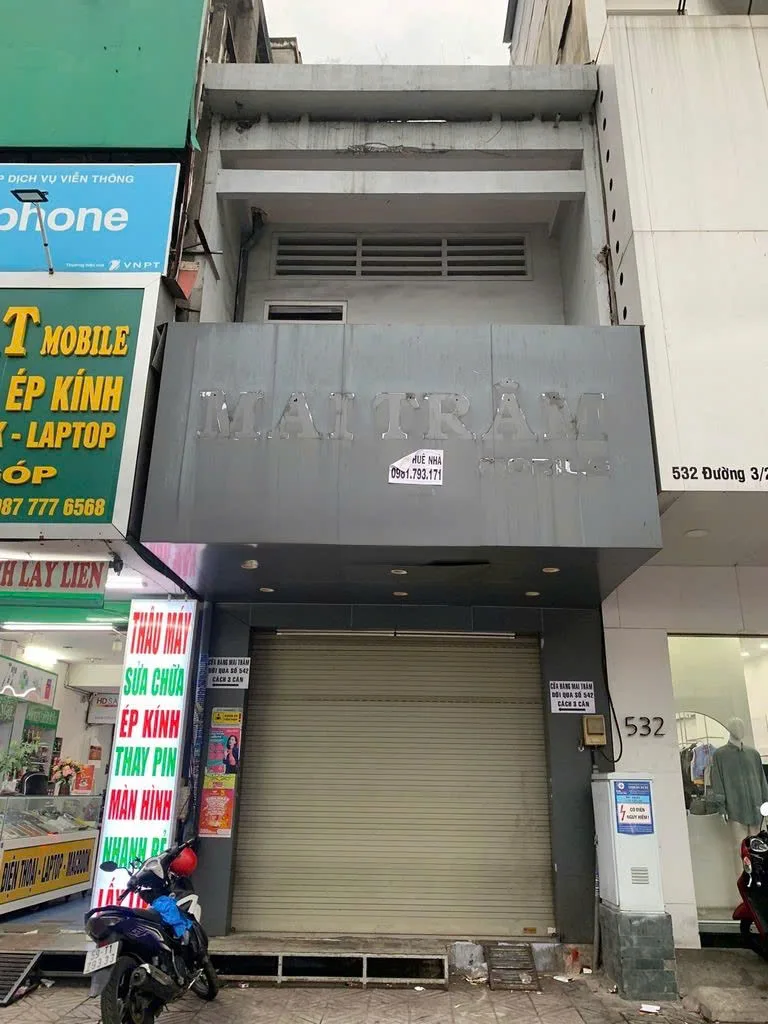 Cho thuê Nhà mặt tiền : 534 Đường 3/2, Phường 14, Quận 10. Giá thuê: 58 triệu/tháng.