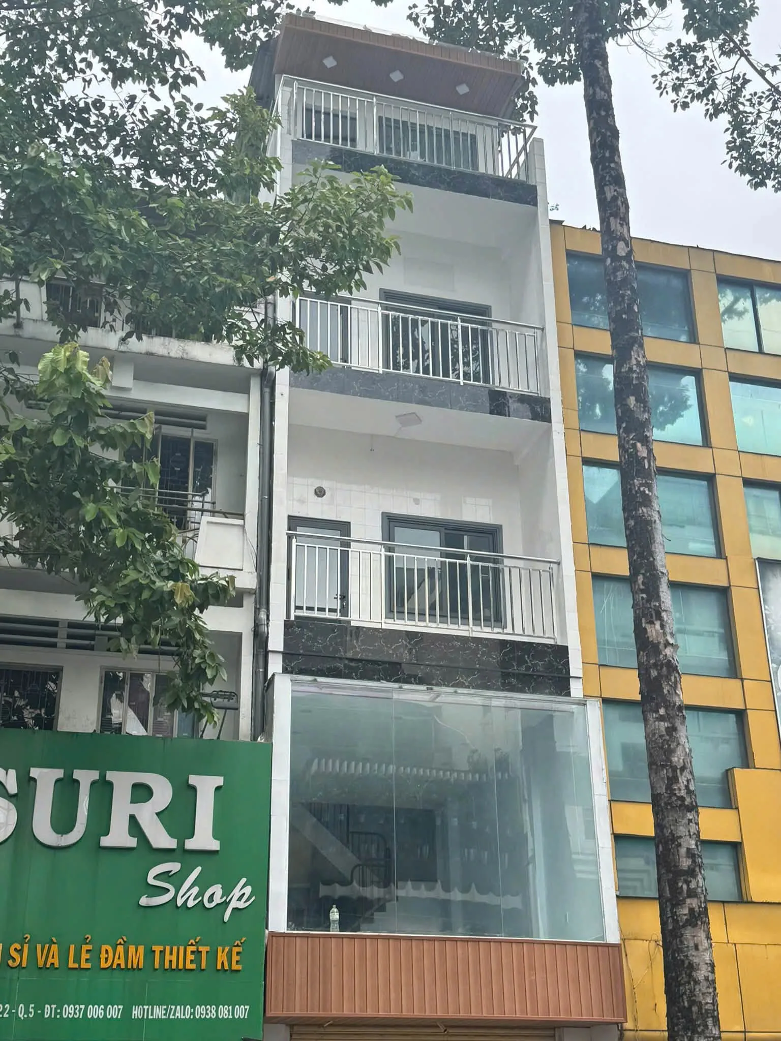 Cho thuê Nhà mặt tiền : 107 Nguyễn Trãi, Quận 5. Giá thuê: 60 triệu/tháng